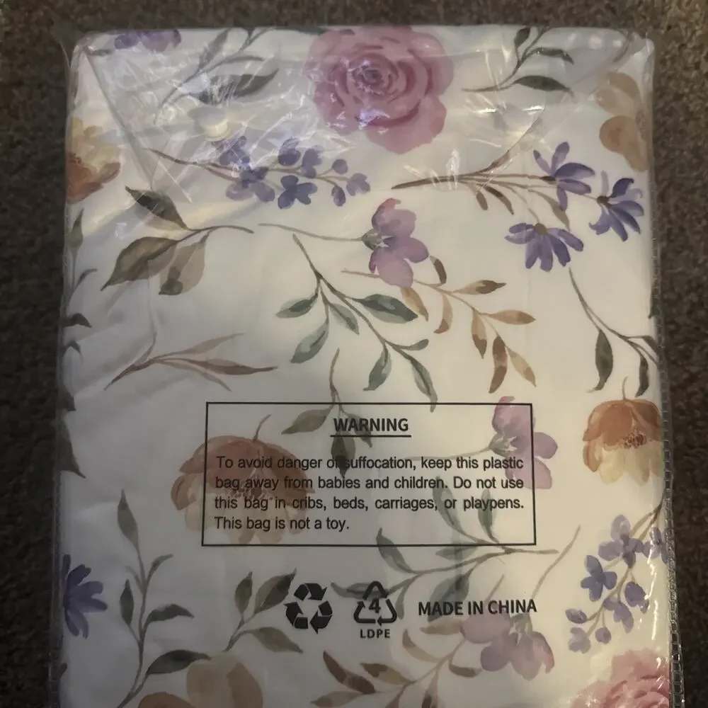 Organic Bamboo All in One Crib Sheet & Mattress Protector Wovenx 52x28x9 NIP